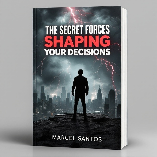 A bold and shadowed silhouette of a determined individual standing at the edge of a crumbling urban rooftop, looking out over a stormy city skyline. The figure is slightly angled, symbolizing tension and action. Red lightning bolts crackle dramatically in the backdrop, hinting at mysterious forces. The title text overlays the storm, breaking through the top half of the cover, while the author's name sits grounded at the bottom with a subtle highlight in white for clarity.
