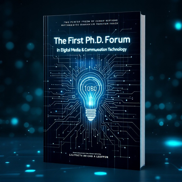 A futuristic, minimalistic design featuring an abstract digital grid background in shades of deep blue and black, with subtle glowing accents of neon green and white. At the center of the design, intersecting lines and circuits form a shape reminiscent of a lightbulb, symbolizing innovation and progress. Floating binary codes and faint geometric patterns are softly layered into the background for added depth.