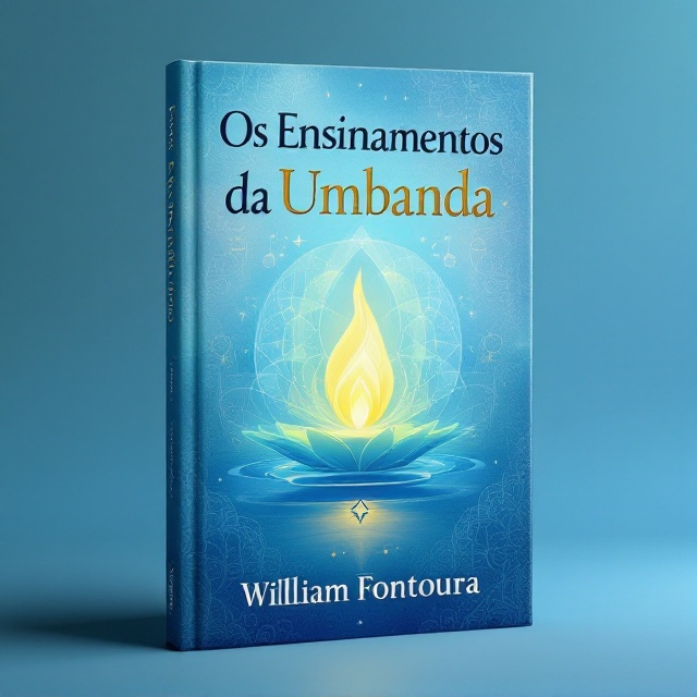 A serene blue background transitions from a deeper shade at the bottom to a lighter sky blue at the top, symbolizing uplifting wisdom and progress. A centered illustration of a softly glowing flame surrounded by subtle spiritual symbols (such as overlapping circles and stars) exudes peace and enlightenment. In the background, faint outlines of intricate, historical patterns are subtly visible, reinforcing the historical genre.