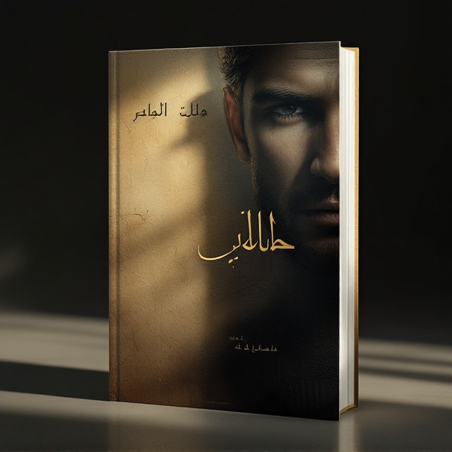 A close-up of a man’s face partially bathed in soft light and shadow, occupying the center-left of the cover. The face emerges with a natural, introspective aura, showcasing subtle facial details in harmony with a moody gradient background transitioning from dark beige at the top to deep brown at the bottom. Textures reminiscent of aged parchment subtly blend into the background, creating an evocative and mysterious aesthetic. The lighting highlights shadow details on the right side of the man's face while leaving the left side softly faded into the darker tones.