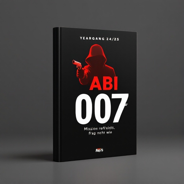 A sleek and modern design featuring a black background. On the left side, a large, red silhouette of an agent holding a pistol creates a striking and mysterious visual. The silhouette is detailed enough to suggest a sense of secrecy and danger. The right side of the cover is dominated by the book title in bold white capital letters, giving a stark contrast to the dark background. The author’s name is discreetly placed in small white capital letters centered at the top of the cover to maintain balance.