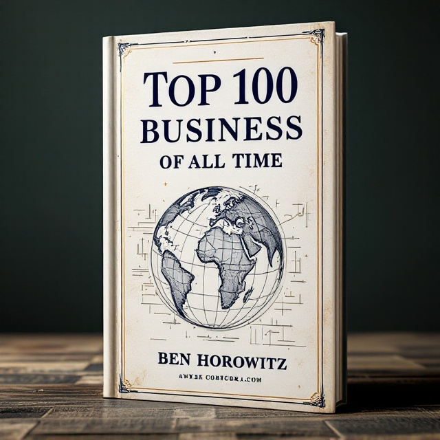 The cover features a vintage, textured background in a subtle, slightly aged vintage white. Centerstage is a classic globe sketch, subtly hinting at global business presence, framed by elegant, thin gold lines. The background faintly shows business charts and graphs, adding to the theme of knowledge and authority.