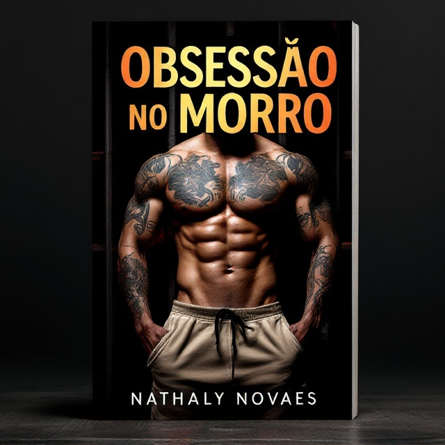 The cover showcases a muscular tattooed man, showcasing his defined abs. He stands confidently with both hands in the pockets of beige sweatpants, exuding a mysterious and steamy allure. Behind him looms the rigid bars of a prison cell, hinting at a narrative full of tension and passion. The background is a gradient of deep black fading into a sultry red, enhancing the sensual and forbidden atmosphere.
