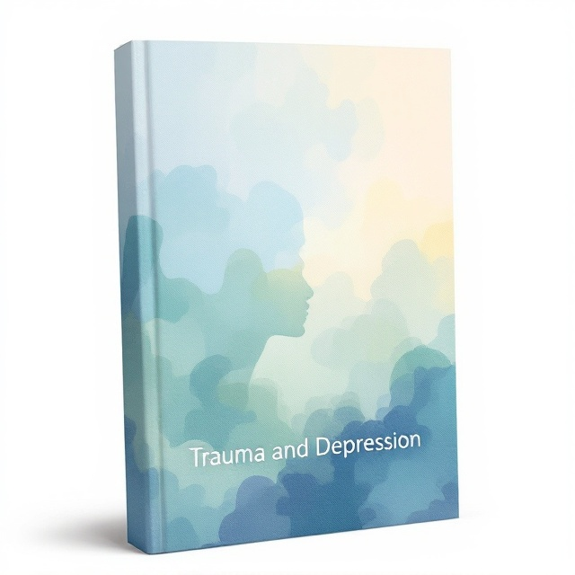 A serene and abstract watercolor design featuring soft blues, greens, and gentle yellow hues, symbolizing transition and healing. The cover includes a subtle silhouette of a person transitioning from darkness to light in the backdrop, blending harmoniously with the watercolor pattern, evoking an uplifting and hopeful atmosphere.