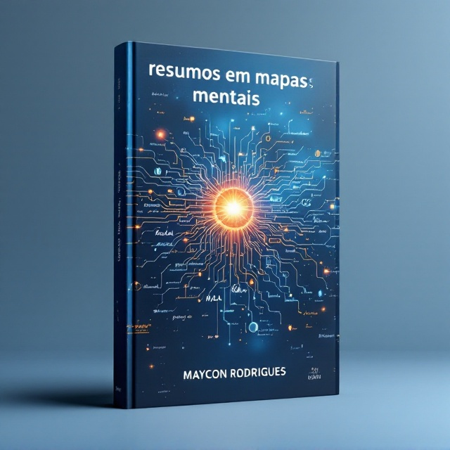 The cover features a large, central graphic of interconnected mind maps with physics formulas, equations, and symbols integrated within. The mind map lines are dynamic, flowing from the center and expanding outward. In the background, abstract digital patterns symbolize technological elements and are subtly integrated to enhance the scientific theme.