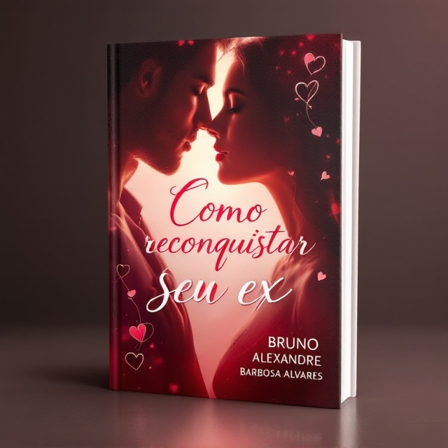 A sensual image of a couple almost touching their lips, set against a soft-focus, dreamy background. The background gradually transitions from a deep red at the bottom to a soft pink at the top, symbolizing passion and romance. Silhouettes of entwined hearts subtly lace the edges of the cover, enhancing the romantic theme.