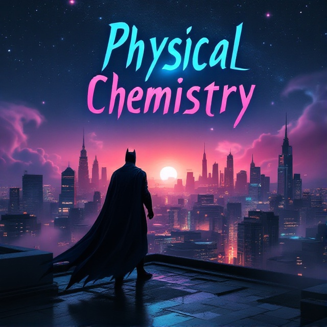 The cover features a sleek, dark cityscape under a starry night sky, with neon lights casting an otherworldly glow. In the foreground, a mysterious silhouette with a cape reminiscent of Batman stands on a rooftop, gazing over the futuristic city. The backdrop features swirling mists and ethereal elements to add a fantastical aspect.