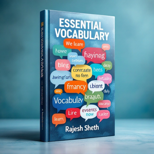 A vibrant cover with overlapping speech bubbles filled with various words and phrases in different sizes and colors. A subtle, abstract background in shades of blue suggests dynamism and engagement.