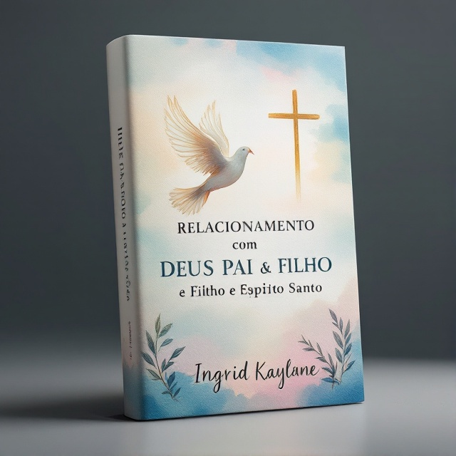 The cover features a serene image of a dove in flight, symbolizing peace and the Holy Spirit, set against a soft, watercolor sky with hues of blue, pink, and gold. In the background, subtle silhouettes of a cross and olive branches add deeper spiritual symbolism without overpowering the main elements.