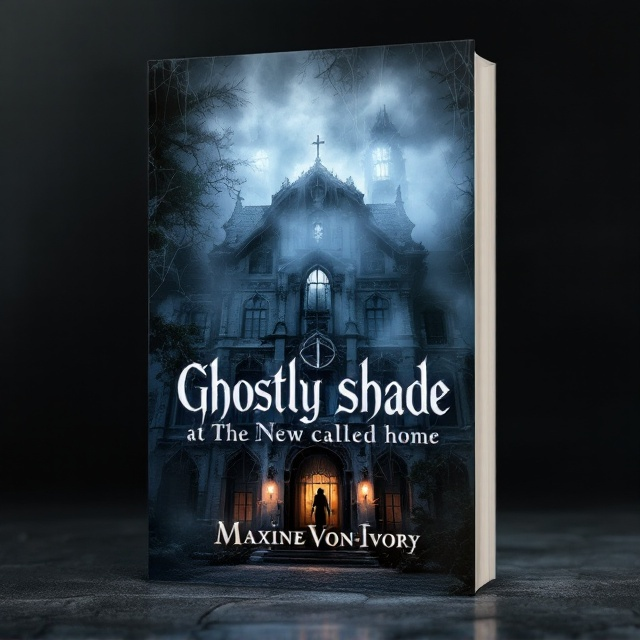 The cover features a dilapidated yet majestic hotel with intricate architectural details. The façade is shrouded in ethereal mist, hinting at its eerie nature. A shadowy figure lurks in a window, emanating a sense of mystery and intrigue. Athletic elements are subtly incorporated with faded sports equipment visible through the fog, and cobwebs artfully drape across the hotel entrance, enhancing the spooky atmosphere.