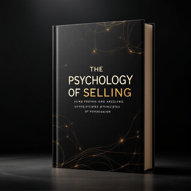 A dramatic black background with a subtle texture that evokes depth and sophistication. A spotlight effect highlights the title in the center, creating a powerful focal point. Glowing gold lines form an abstract pattern across the cover, symbolizing creativity and dynamism, while exuding a sense of luxury and professionalism. In the bottom third of the cover, the author’s name is prominently featured in gold.