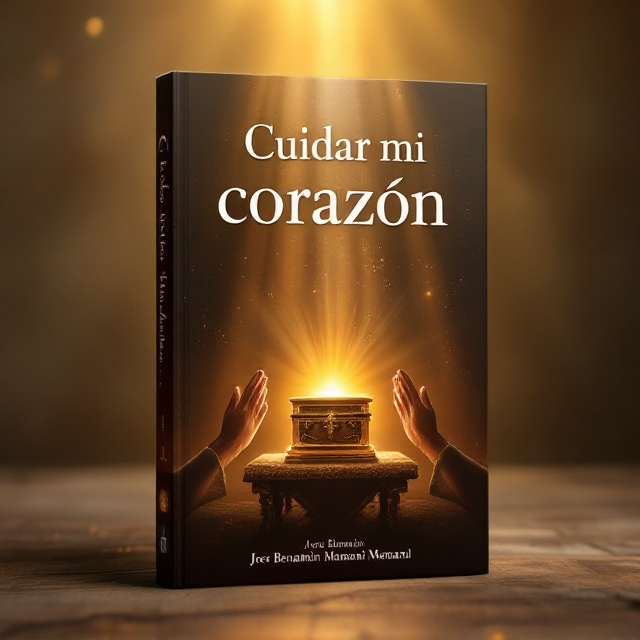 The cover features a serene and illuminated scene of a sanctuary in the foreground. At the center, the Ark of the Covenant sits on an altar surrounded by a symbolic warm glow. Two pairs of hands are shown held up in prayer towards the Ark, symbolizing purity and commitment. Above these elements, there is a faint effect of light beams streaming down from the heavens, giving a divine and holy atmosphere. The background transitions from muted earth tones at the bottom to soft golden hues near the top, representing spiritual ascension and a solemn vow to God.