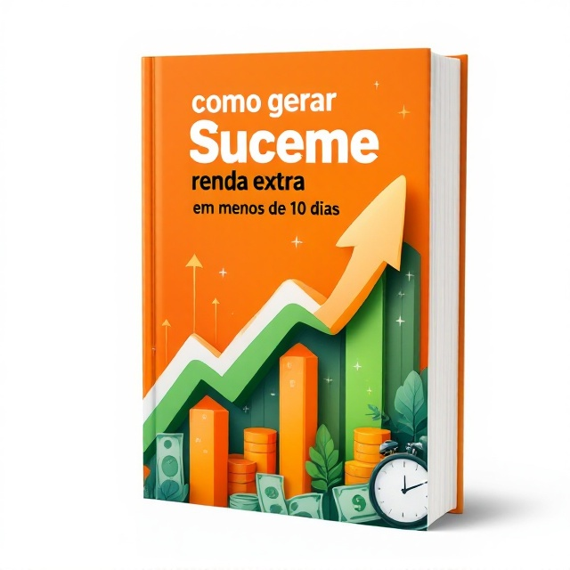 A vibrant yet clean design with a dynamic upward arrow as the central focal point symbolizing growth and success. In the background, subtle imagery of currency, a ticking clock, and abstract graphs create a sense of urgency and opportunity. The color palette consists of energizing shades like orange, green, and white for a modern and action-driven look. The cover is bordered by a thin metallic gold line for a touch of sophistication.