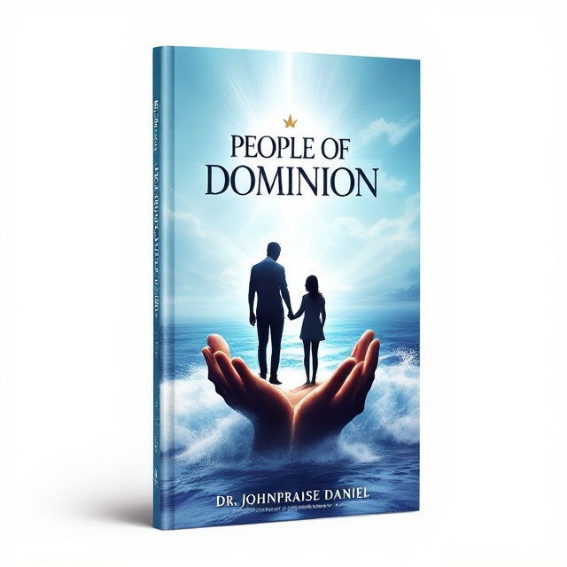 The cover features a serene ocean backdrop with gentle waves, symbolizing both tranquility and depth. At the forefront, two stylized silhouettes—a parent and child—are depicted standing on a large, symbolic hand that emerges from the water, symbolizing support and guidance. Subtle rays of light radiate from the background, illustrating power and enlightenment.