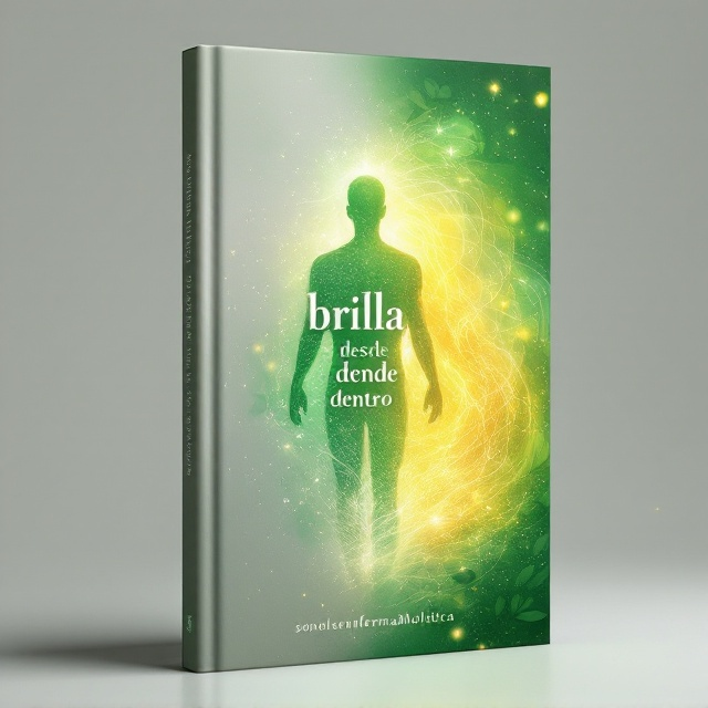 A radiant human figure emerges in transition from a faint, pale silhouette on the left to a vibrant, strong, and dynamic body glowing in green and golden hues on the right. The background has a gradient transition from a soft grayish tone on the left, representing fatigue, to a lush, bright green on the right, symbolizing vitality and renewal. Abstract faint leaves and soft light swirls surround the edges of the right side for a natural, transformative feel.