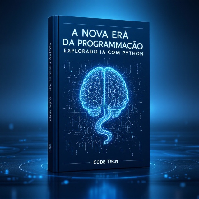 A sleek, futuristic design with an abstract blueprint of interconnected neural networks representing AI, forming the silhouette of a human brain in the center. A Python snake is woven through and around the design, symbolizing the language’s importance in AI. The background features gradient shades of blue, evoking inspiration and innovation. Subtle binary codes and holographic elements appear in the backdrop, creating a modern technology feel.
