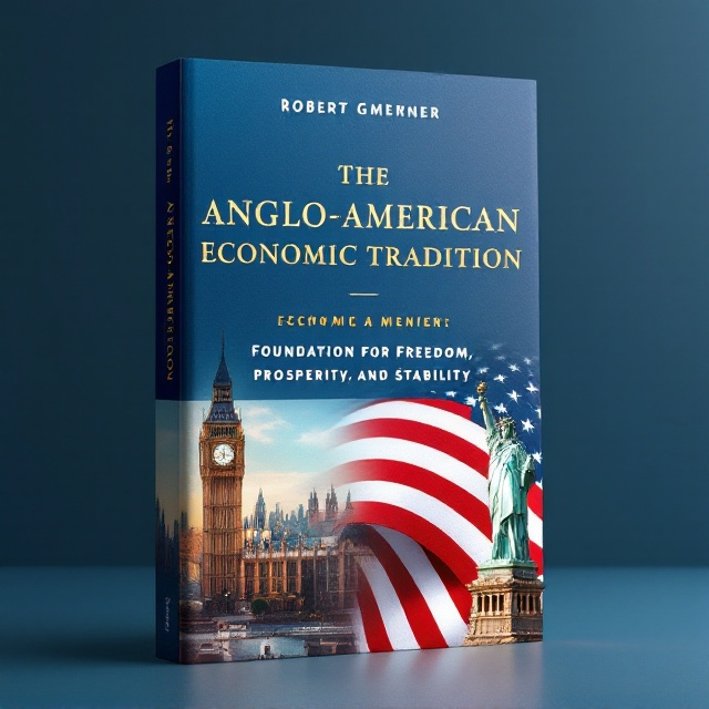 A split composition with the left half showcasing the iconic Big Ben and the Union Jack flag subtly blended into the background. The right half features the Statue of Liberty, standing tall against the American Flag backdrop. A shared blue gradient sweeps across the center, symbolizing unity, transition, and harmony. The upper portion contains a golden glow effect to evoke nostalgia and admiration, while the bottom edge remains clean and modern.