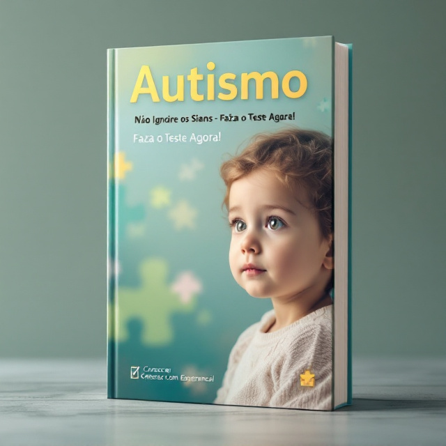 A serene image of a young child gazing slightly to the side with a thoughtful expression, centered in the lower portion of the cover. The backdrop features a soft gradient of pastel blue and green, with subtle puzzle-piece patterns fading into the background to represent autism in a non-intrusive manner. An overlay of soft light adds warmth to the visual atmosphere. The checklist icon, small but noticeable, is positioned near the subtitle to reinforce the action-oriented message.