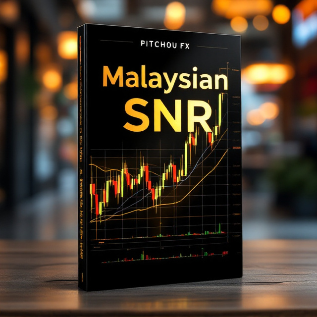 A visually striking digital trading screen dominates the cover, displaying an intricate candlestick chart with golden trend lines. The charts are highlighted against a sleek black background illustrating key support and resistance levels with price action patterns subtly embedded. The screen merges into a backdrop of a bustling financial market environment, echoing global stock exchanges. A golden light effect casts a hue across the cover, suggesting professionalism and success tied to gold trading.