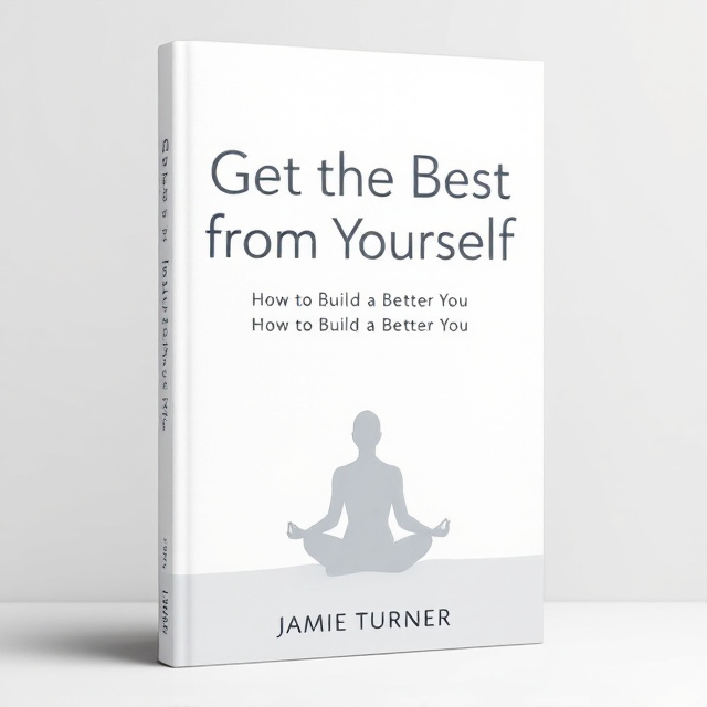 A large white background with a subtle, light gray silhouette of a person in a meditative or strong stance in the center. This silhouette is unobtrusive and slightly abstract, suggesting inner focus and strength without being literal. The silhouette fades into the white background, creating a seamless, clean look.