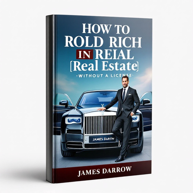 The cover features the prestigious Rolls Royce Phantom, with its rear door open. A distinguished gentleman in a black suit and tie stands confidently with his right foot placed assertively on the bumper. The car and gentleman are set against a soft blue gradient background with a hint of red around the edges, suggesting prosperity and success.