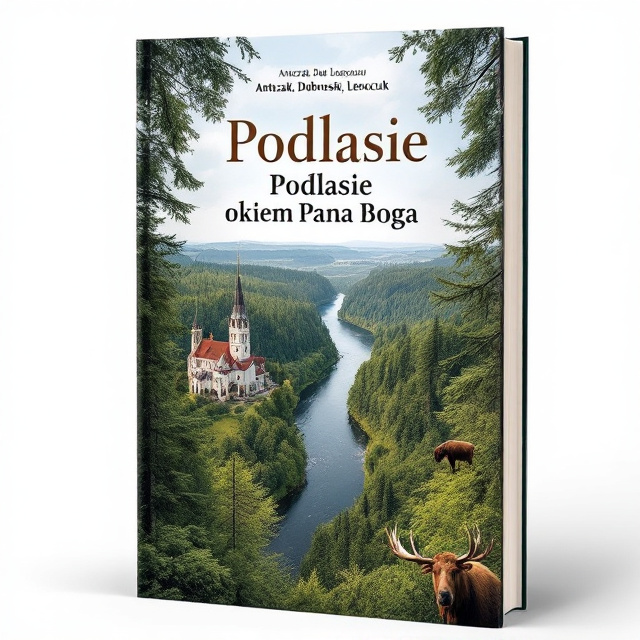 A mosaic of 6 photographs featuring top perspectives of rivers, dense forest, and old churches, combined with close-ups of a bison and a moose. The main photo in the mosaic will be a breathtaking aerial view of a river cutting through the lush green landscape.