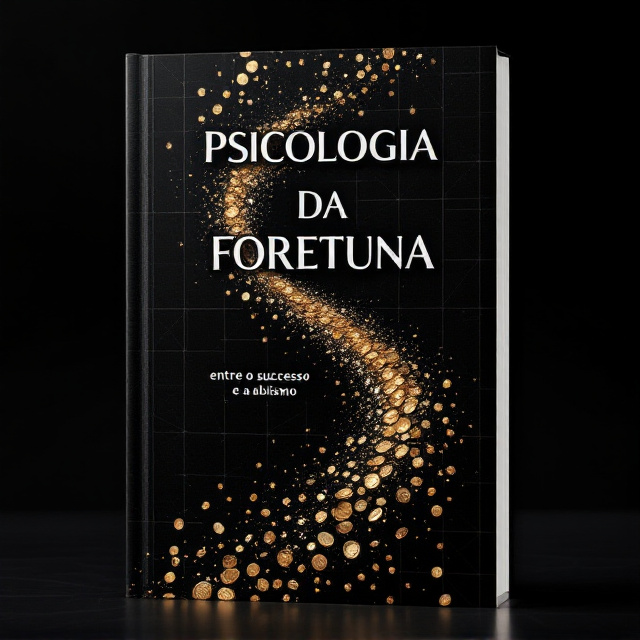A sleek black background with a metallic silver geometric grid overlay, creating a futuristic aesthetic. In the center, a cascade of golden coins is arranged to form an abstract, flowing pattern resembling a swirling vortex. The vortex leads toward the title text, which appears as if engraved in silver and subtly illuminated.