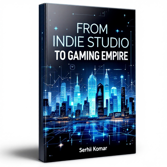 A sleek, modern cover featuring a low-angle perspective of a futuristic city skyline, illuminated by glowing neon blue and black tones. Overlaying the skyline are dynamic financial graphs and interconnecting data nodes that suggest growth and innovation. The title is prominently displayed in bold, modern typography with a slight metallic sheen to give it a premium feel. All elements are seamlessly integrated into a sharp, business-oriented tech aesthetic.