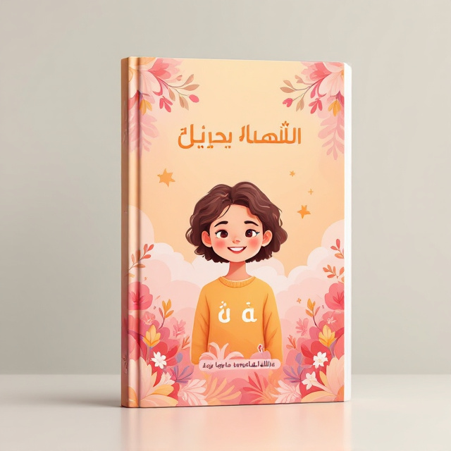 The cover features an illustration of a confident and joyful young girl, with a warm and vibrant color palette of pinks, oranges, and yellows that evoke positivity and energy. The background displays a soft gradient transitioning from light orange to pink, symbolizing growth and empowerment. Light floral and abstract geometric patterns decorate the edges, adding a sense of creativity and individuality while keeping the focus on the central figure of the girl.