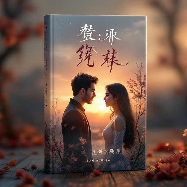 A dramatic scene showing a man and woman standing on opposite sides with an emotional, lingering gaze exchanged between them. The background is a hazy sunset or twilight, highlighting the theme of longing and impossible love.
