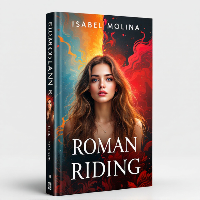 The cover features a central image of a girl with flowing brown hair, standing between two distinct sections. To her right, her boyfriend with broad shoulders complements a vibrant and lively background full of light blue, orange, and red hues, where her friends and their boyfriends are depicted, embracing joy and camaraderie. To her left, the girl's mother and ex-boyfriend are engulfed in an ominous dark red and black background, hinting at tension and evil undercurrents. The use of contrasting colors symbolizes the dual emotions of happiness and evilness.