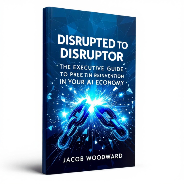 A dynamic visual of shattered chains radiating energy and light, symbolizing freedom, transformation, and breaking away from limitations. Behind the chains, an abstract geometric pattern fades into the background, representing modern AI-driven innovation. The chain breaks are vivid and surrounded by glowing blue light (#7dc6ff), suggesting empowerment.