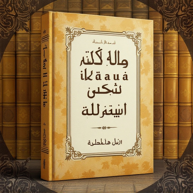 A textured, sepia-toned background featuring faint, overlapping illustrations of classic leather-bound books. A central vertical frame, resembling an ornate library plaque, holds the title and author's name. Subtle calligraphic embellishments are faintly imprinted around the edges of the cover for an academic yet timeless aesthetic.