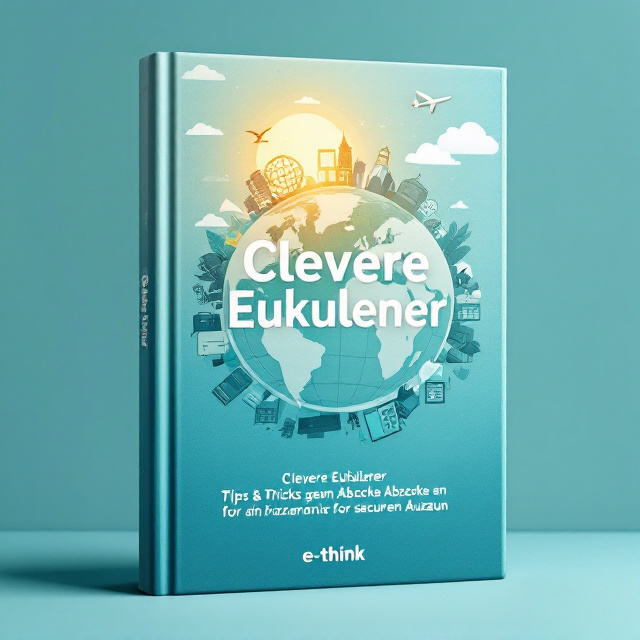 The cover features a teal-blue gradient background transitioning to a sunlit golden hue, invoking freedom and trust. A large globe outline occupies the center, showcasing iconic destinations like mountains, beaches, and city landscapes on its surface. Around the globe are illustrations of travel essentials – a suitcase, a passport, and a smartphone with visible app buttons. Overlapping the globe is a subtle checklist with tick marks, symbolizing preparedness. Clouds and a stylized airplane in flight are positioned at the top right corner, suggesting adventure. The title appears in bold, modern typography, while the author name is subtly placed at the bottom.
