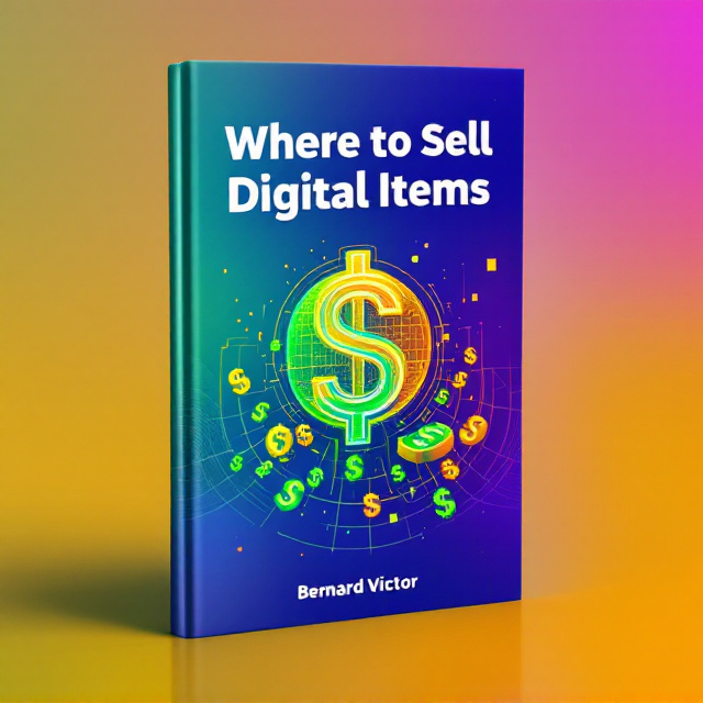 The cover features an abstract digital wallet icon with cascading dollar signs in vibrant green and gold tones. The background is a gradient mix of blue and purple, giving it a modern and tech-inspired aesthetic. Subtle pixelated textures overlay the design to represent digital transactions. The main title sits boldly at the top, while the author’s name is elegantly positioned at the bottom.