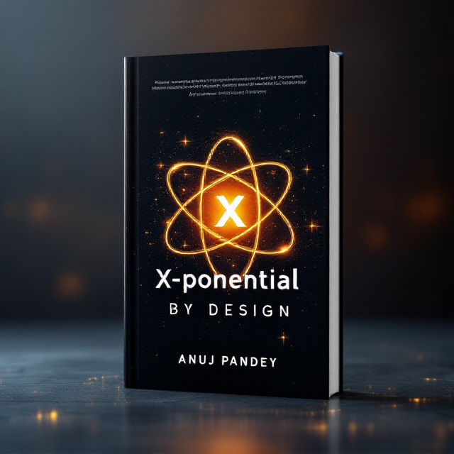 A central nuclear fusion symbol with three intersecting elliptical orbits, embodying the atomic structure. At the intersection lies a glowing, pulsating light representing the X-factor. The background is a deep gradient of navy to black, with the core emitting a warm, golden glow. Neutrons, protons, and electrons are subtly visualized as orbits.