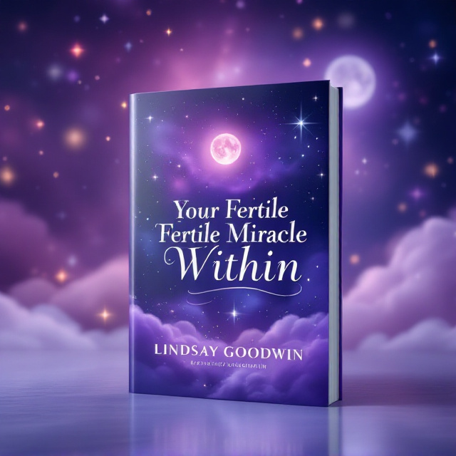 A dreamy cosmic background with a blend of soft purples and blues, fading smoothly into darker shades at the top to give a sense of the vast universe. Glittering stars and sparkles are scattered across the background, with a glowing full moon placed slightly to the right of the center. Wisps of cloud-like mist curl delicately near the bottom, creating a serene and peaceful atmosphere. Tiny streaks resembling shooting stars add a sense of wonder. The title is prominently placed in the upper-middle portion, and the author's name appears subtly at the bottom.