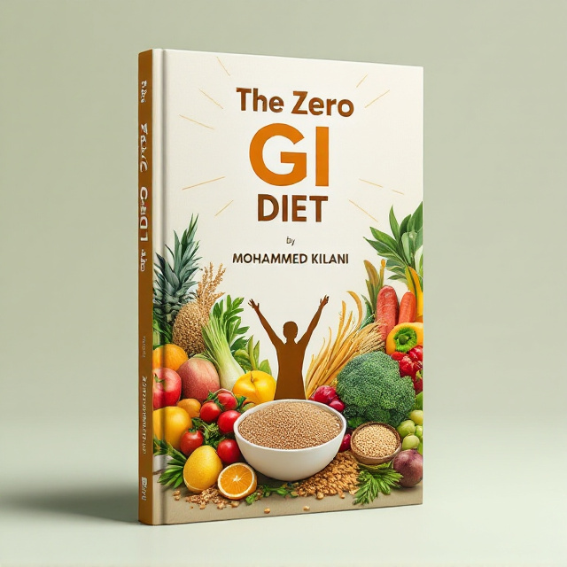 The cover showcases a vibrant bowl of flax seeds at the bottom center, surrounded by fresh fruits, vegetables, and grains in a circular arrangement symbolizing holistic health. At the top, a stylized silhouette of a healthy human figure, arms raised joyfully, radiates abstract golden lines to represent energy and vitality. The background is a gradient of fresh green fading into light orange to evoke feelings of growth, energy, and warmth.