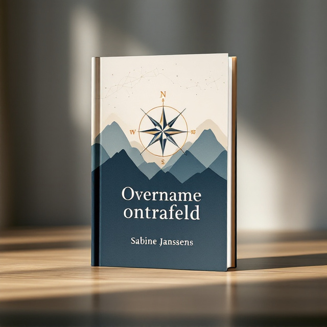 The cover features a minimalist design with the compass symbol placed prominently at the center. Behind the compass, subtle gradients of overlapping mountains in hues of Deep Blue (#486573) and Beige (#F4EFEB) suggest the merging and integration of entities. A faint texture of interconnected lines in Gold (#B39758) overlays the background, adding a touch of sophistication and symbolizing connection and direction. The foreground is kept clean with a slight vignette on the edges to focus attention.
