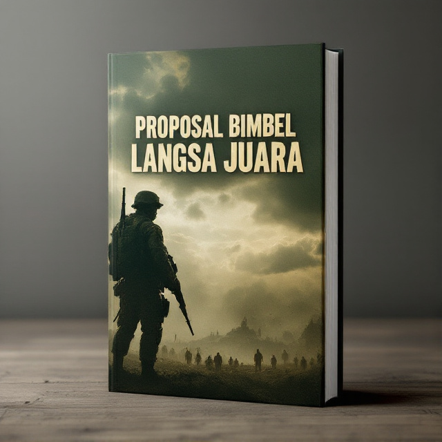 A striking image of a determined soldier dressed in full army gear, holding a rifle, standing in an alert and commanding position. The soldier is silhouetted against a dramatic, cloudy sky background in shades of army green and faded gold, with touches of brown to convey grit. In the lower portion of the cover, a faint outline of a battlefield with blurred figures of other soldiers adds depth. Faint streaks of light or rays emerging from the clouds bring a sense of hope and victory.