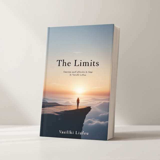 The cover features a beautifully serene horizon—a soft gradient sky transitioning from deep indigo to warm golden hues, symbolizing transition, hope, and self-discovery. A silhouette of a person standing on a cliff edge, gazing toward the rising sun, conveys empowerment and relief. Gentle, semi-transparent lines of clouds or waves flow across the background, adding a dynamic yet calming element.