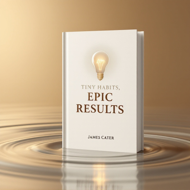 A serene, soft abstract backdrop of ripple effects in water, fading from a warm shade of golden amber to a calming neutral beige. In the foreground, a subtle glowing light bulb emerges from the ripples, symbolizing a moment of inspiration. The overall look is clean, with ample white space to project calmness and clarity.
