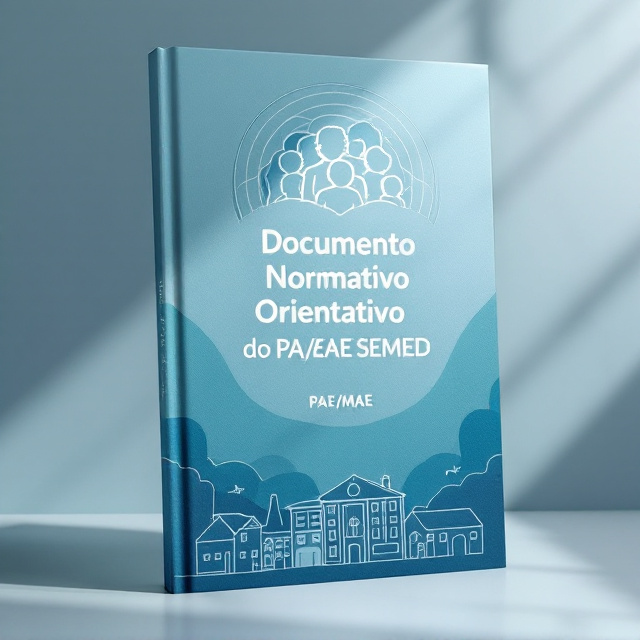 A stylized, overlapping group of child icons forming a protective circular shape, symbolizing community and protection. A soft gradient of blue hues as the background, with subtle illustrated outlines of a school and houses at the base. This creates a cohesive link to education and community. A central focus is the title in bold and elegant text, framed by an abstract arc resembling an open book.
