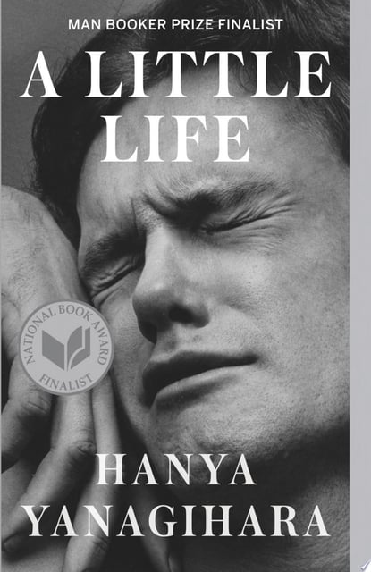 The original cover features a monochrome photograph of a man with a pained expression, focusing on his face to convey intense emotion. The image is both arresting and intimate, drawing readers into the underlying themes of the book.