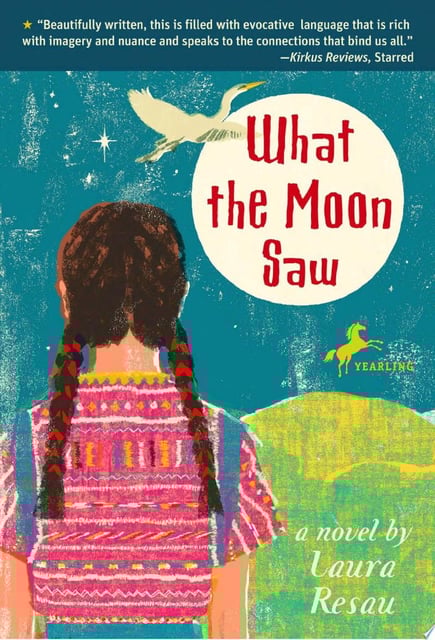 The cover features a vibrant portrayal of a girl with braided hair in traditional attire, set against a textured, starry sky. A bird in mid-flight enhances the sense of freedom and exploration.
