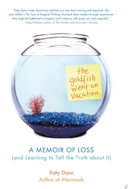 The cover features a goldfish bowl with a post-it note, symbolizing simplicity and introspection. The muted color palette conveys a sense of calm and reflection.
