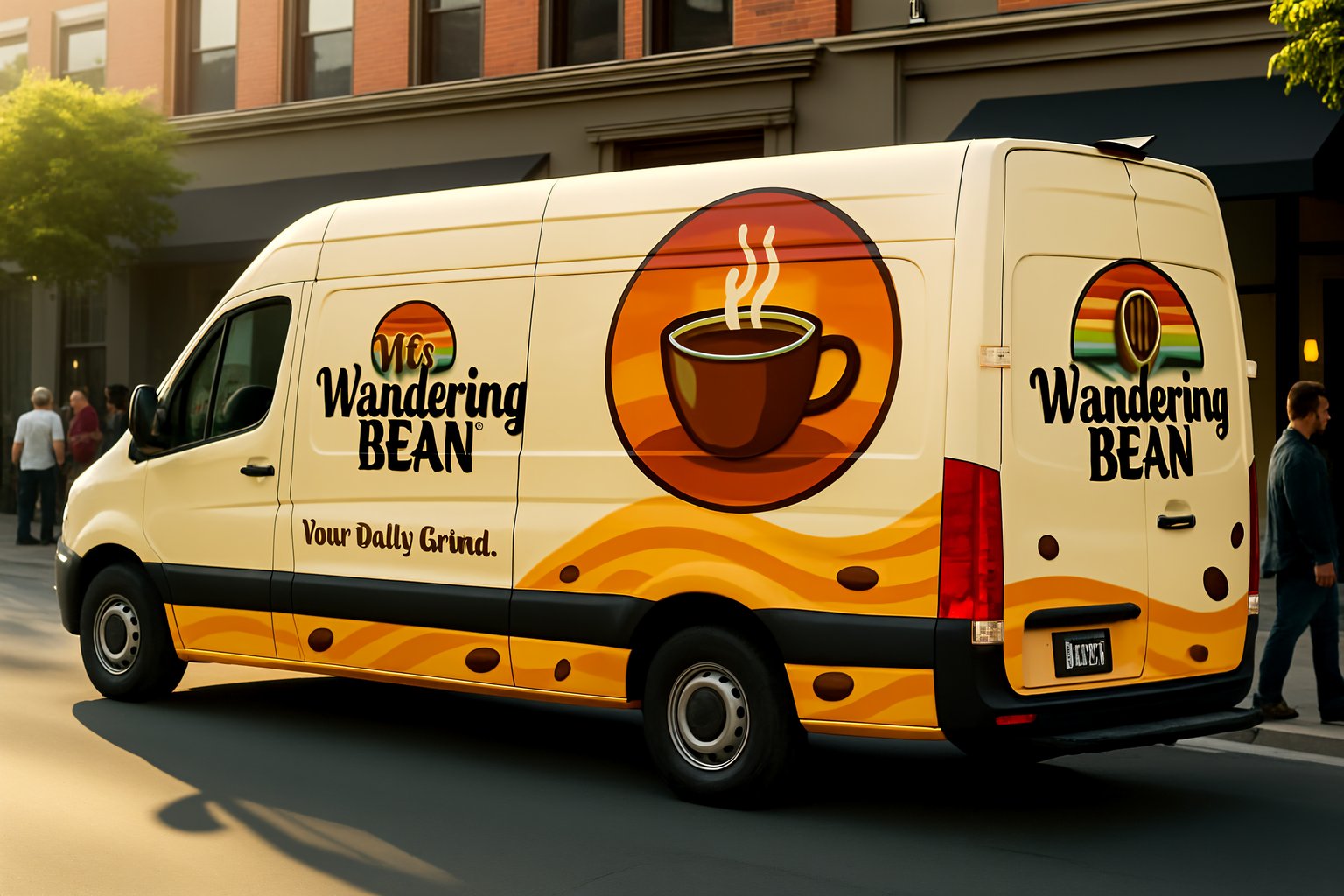A professional commercial van wrap that demonstrates good design principles and restraint.