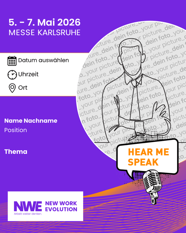 Social media template for NWE 2026