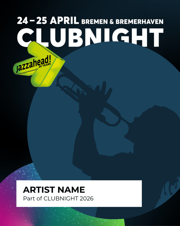 Social media template for jazzahead! 2026