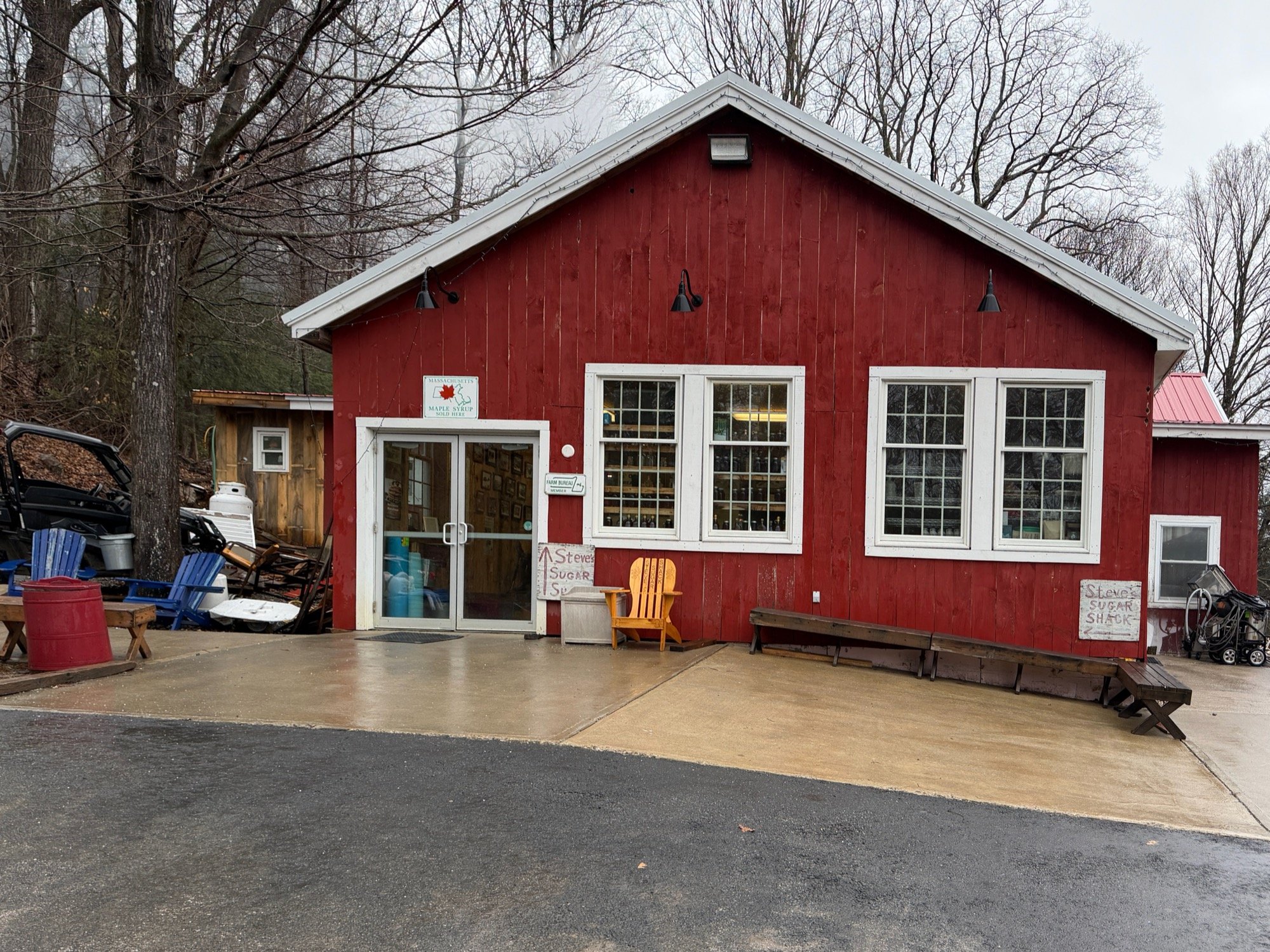 Steve's Sugar Shack exterior — Westhampton, Massachusetts